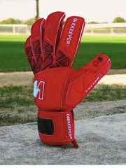 ONEKEEPER VECTOR Junior Red for Kids & Junior Goalkeepers | Removable Finger Saves (Spines not Included) - ONEKEEPER USA