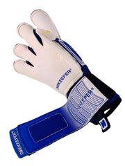Pro-Level Hybrid Cut for Wet Weather Conditions - ONEKEEPER FUSION Aqua Blue and White - ONEKEEPER USA